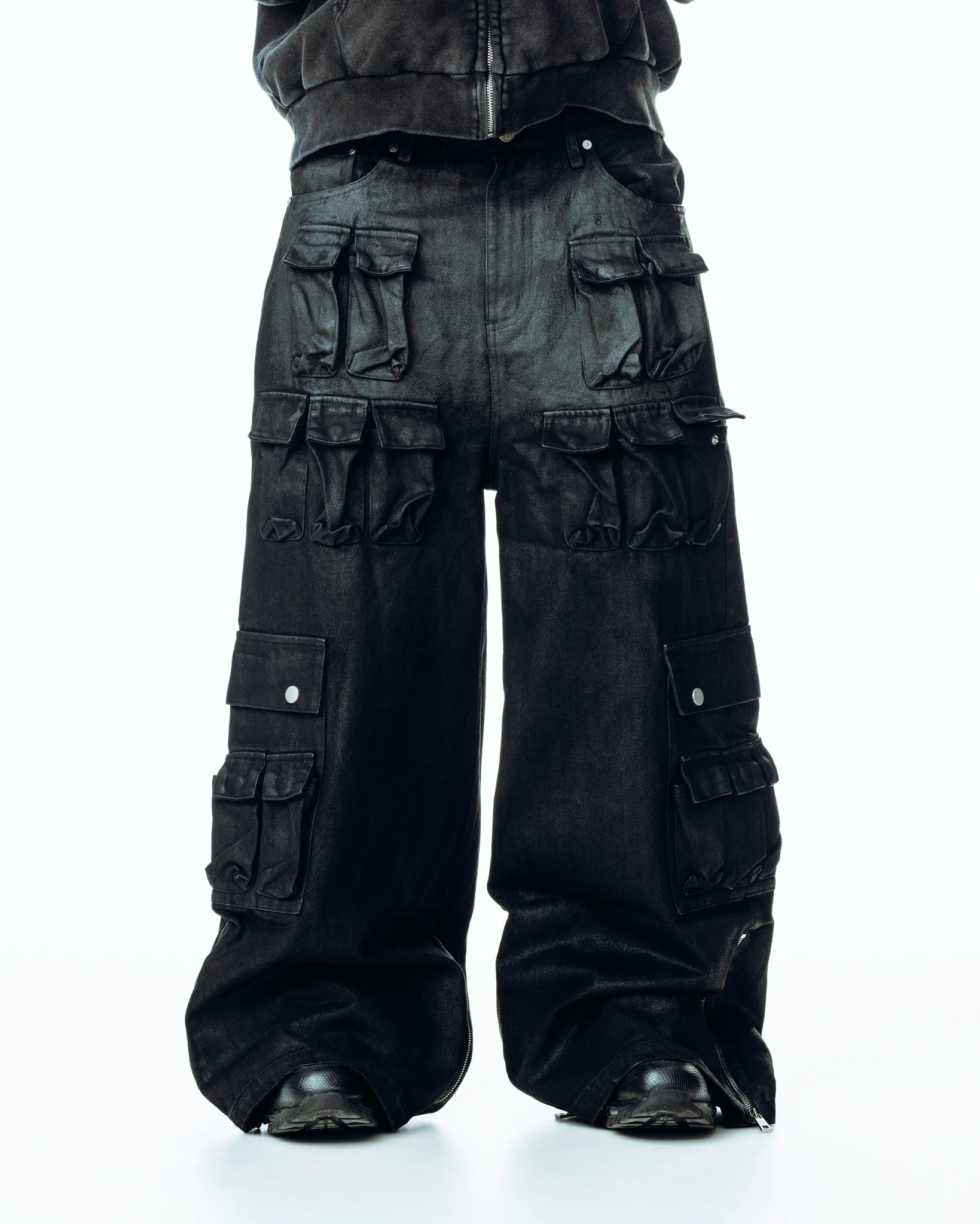 Waxed Denim Cargos – Stolen Arts
