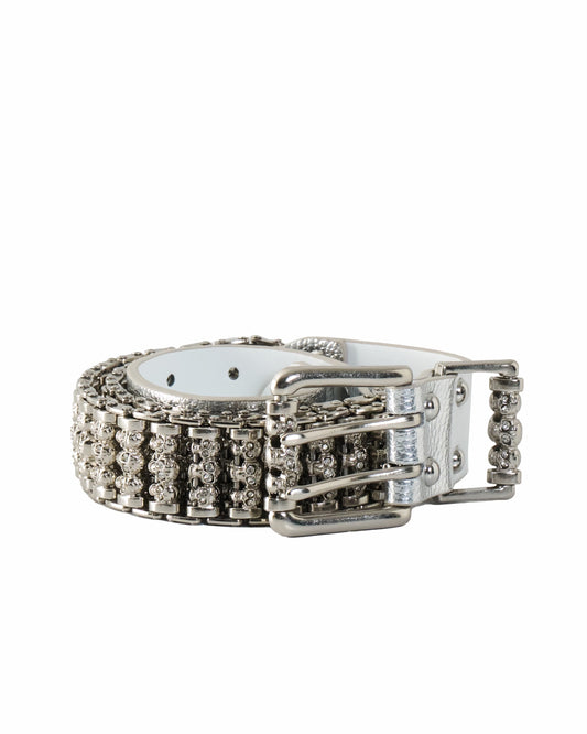 Silver Skull Roller Belt