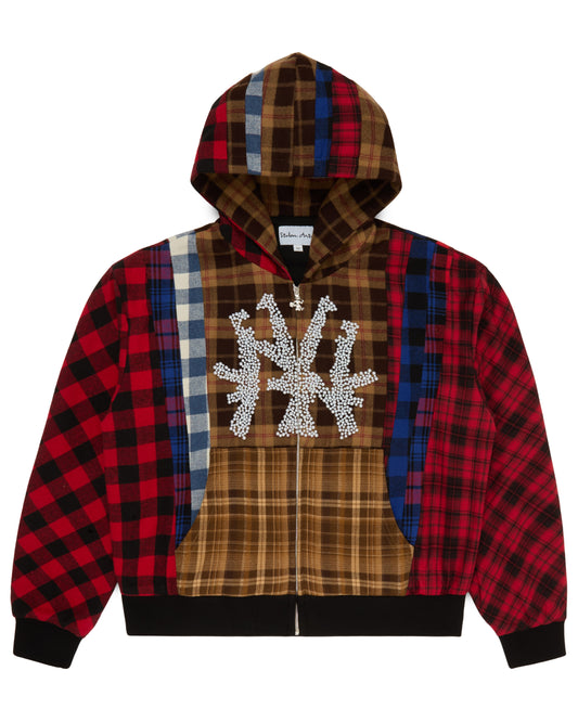 Flannel NY Pearl Hoodie