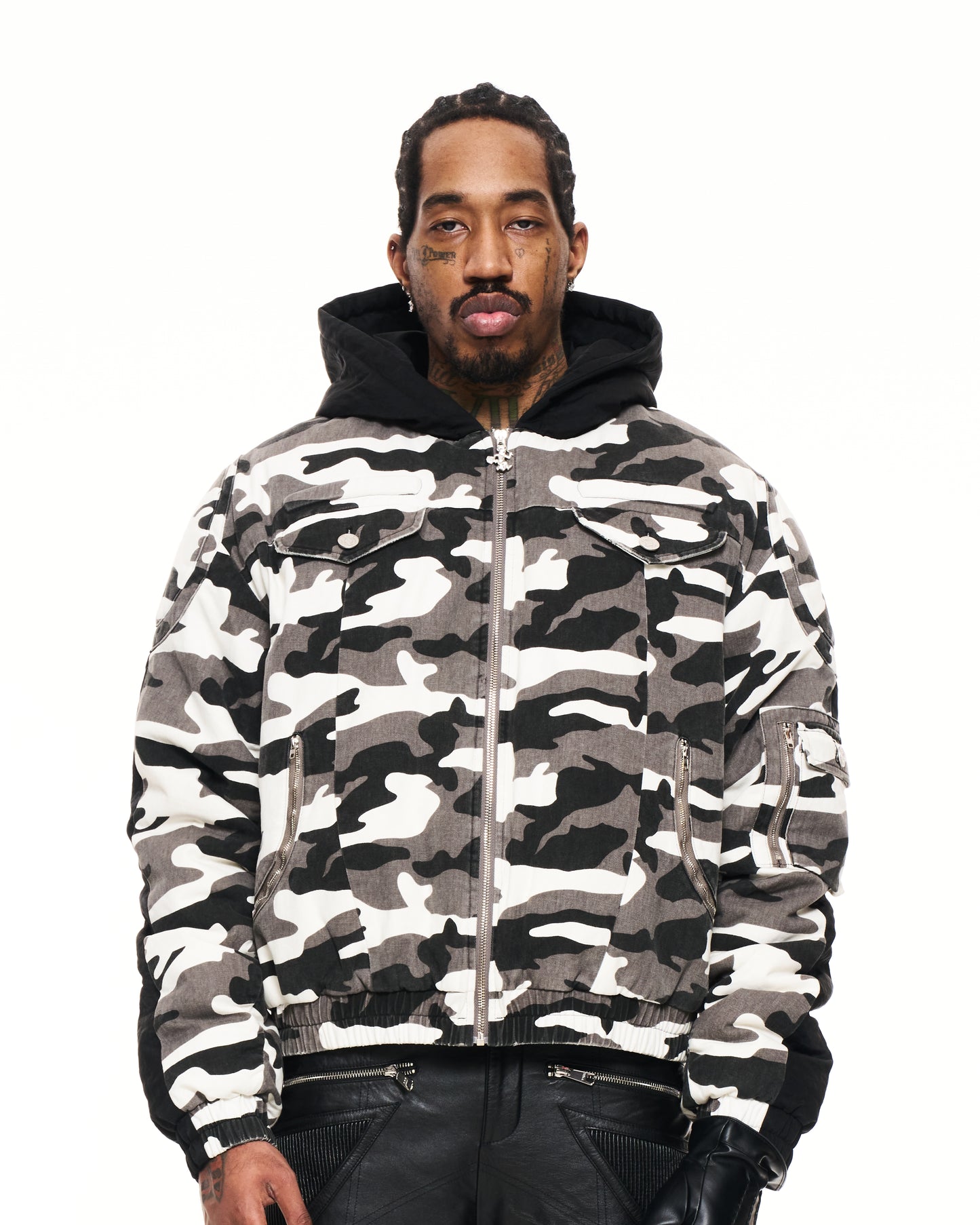 Moto Snow Camo Jacket