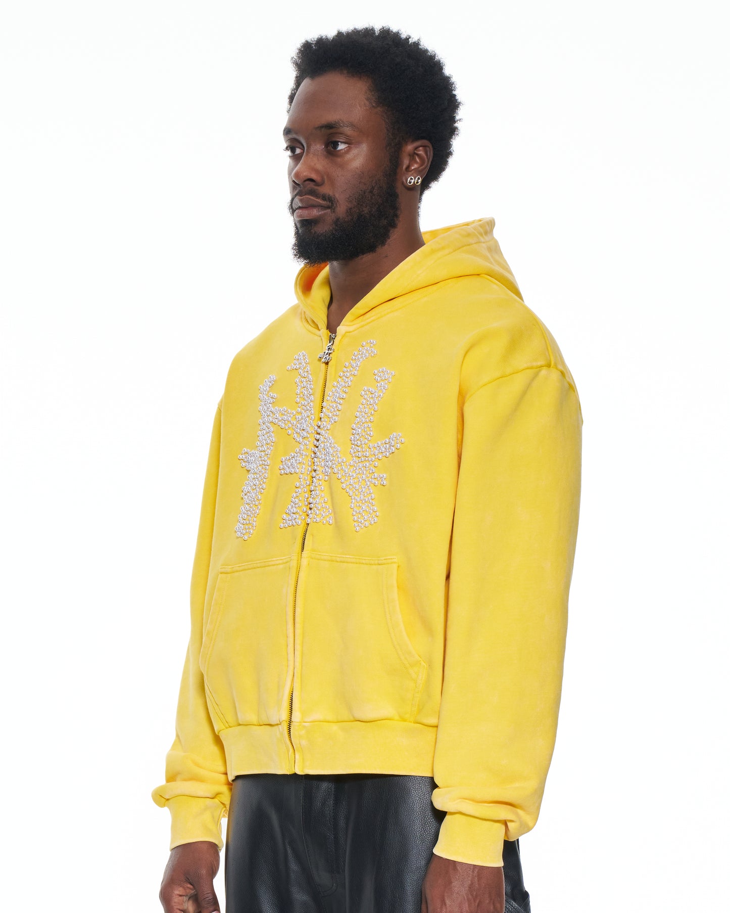 Yellow AK-NY Pearl Hoodie