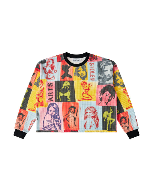 Girls Girls Girls Thermal Long Sleeve