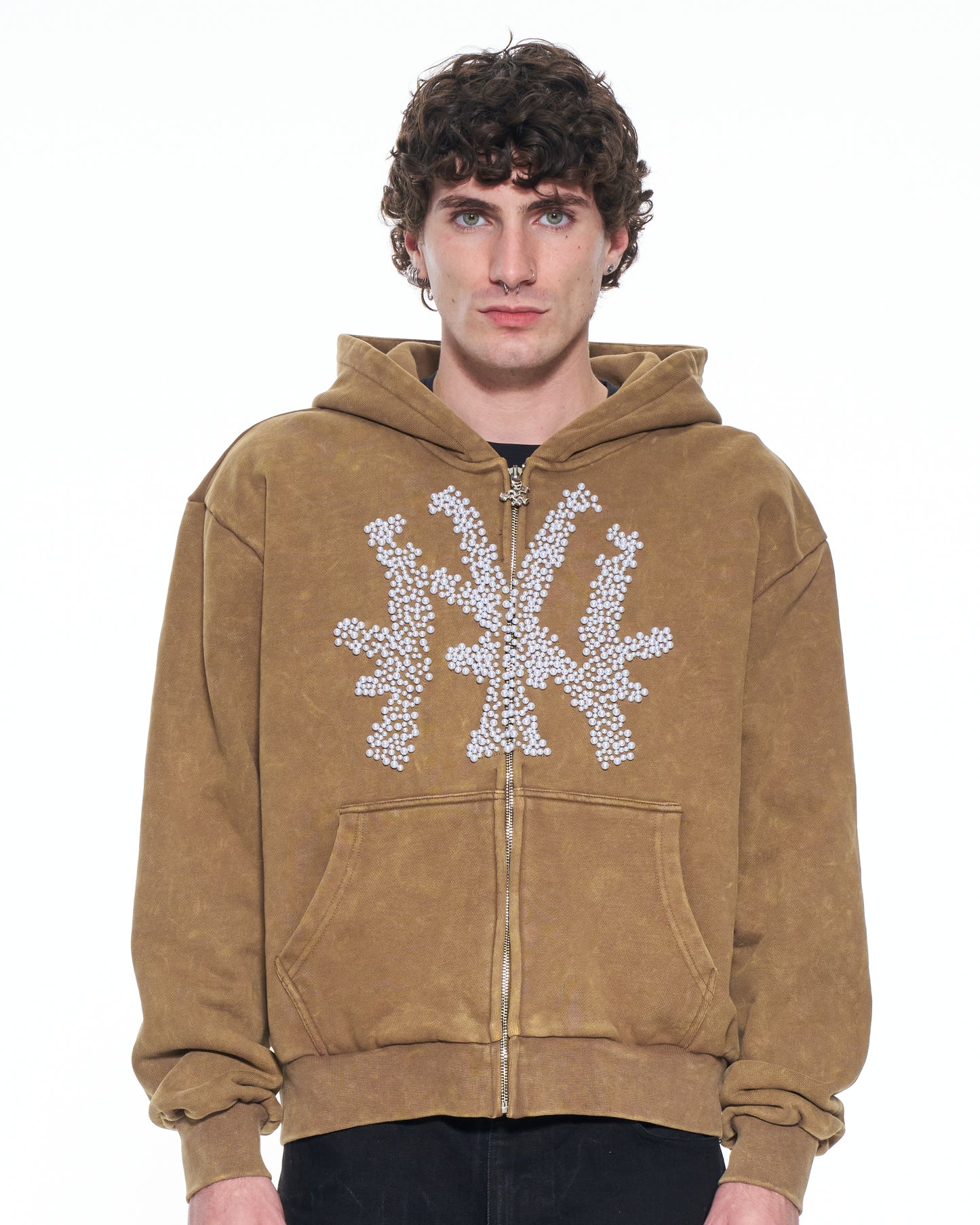 Brown AK-NY Pearl Hoodie