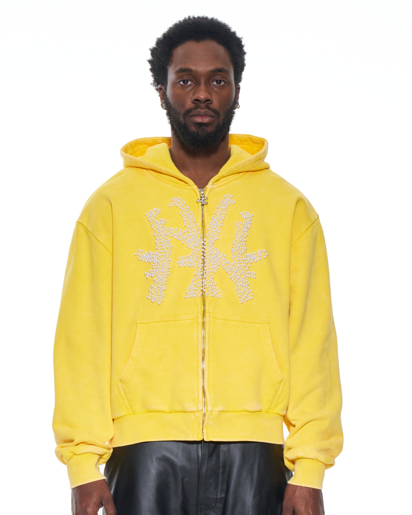 Yellow AK-NY Pearl Hoodie