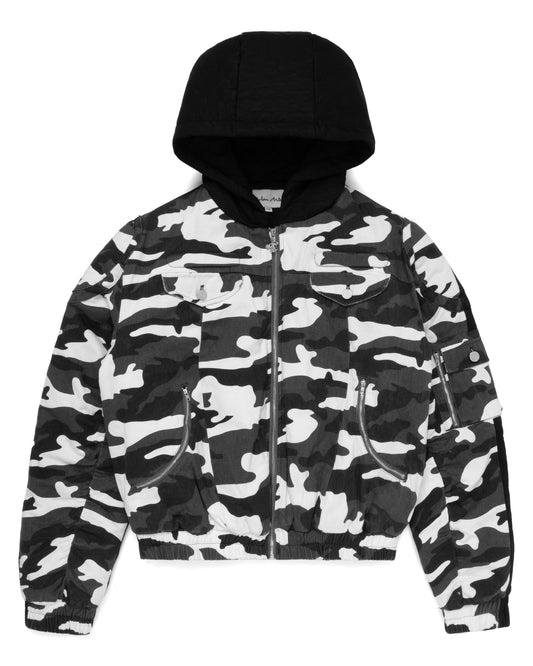 Moto Snow Camo Jacket