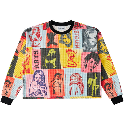 Girls Girls Girls Thermal Long Sleeve