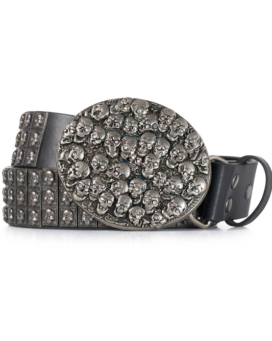 Chrome Skullpile Belt